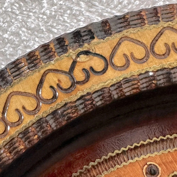 Vintage Hand Crafted In Poland Wood Art Wall Decor - Picture 6 of 10